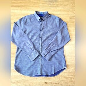 Robert Graham Shirt Preowned Men's Blue Modern Americana Tailored Fit XL